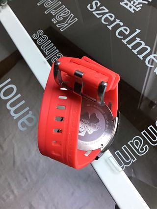 Reloj Mulco Deep - Rojo & Plata