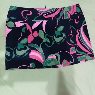 Minifalda estampado retro