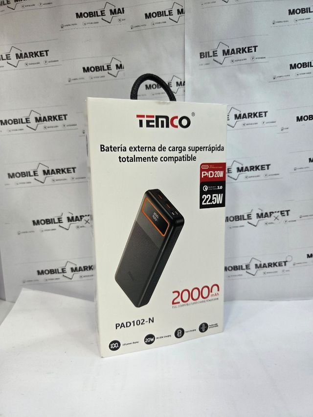 TEMCO Power Bank 20000mAh