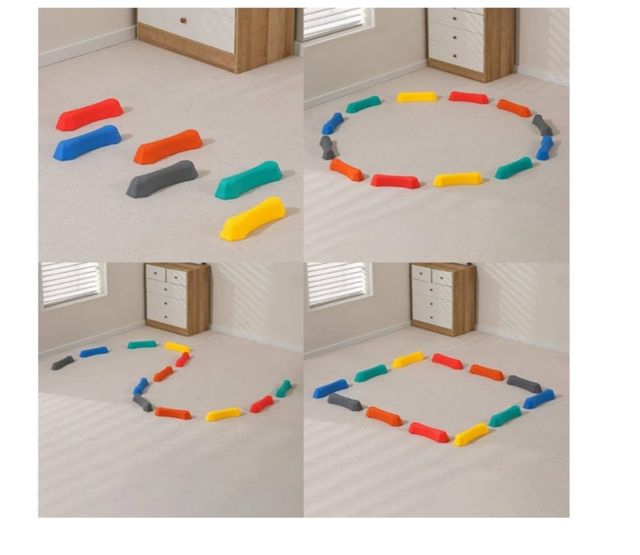 Piedras equilibrio niños - juego motricidad