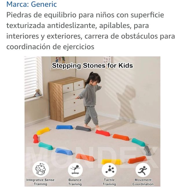 Piedras equilibrio niños - juego motricidad