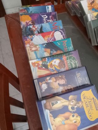 25 Películas Disney VHS + 10 de Regalo