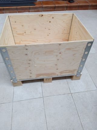 Caja madera NEFAB desmontable