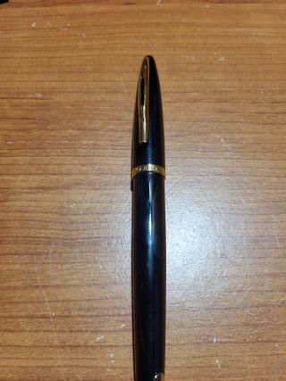 Pluma Waterman estilográfica negra