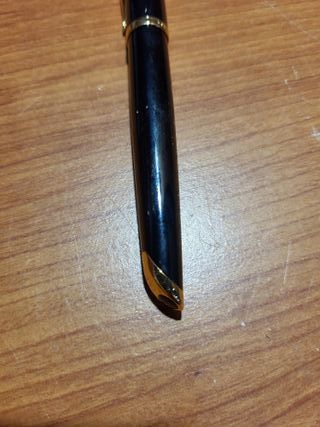 Pluma Waterman estilográfica negra