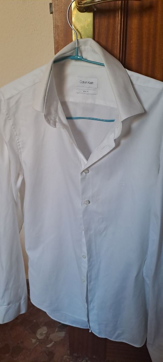 Camisa Calvin Klein Slim Fit blanca M