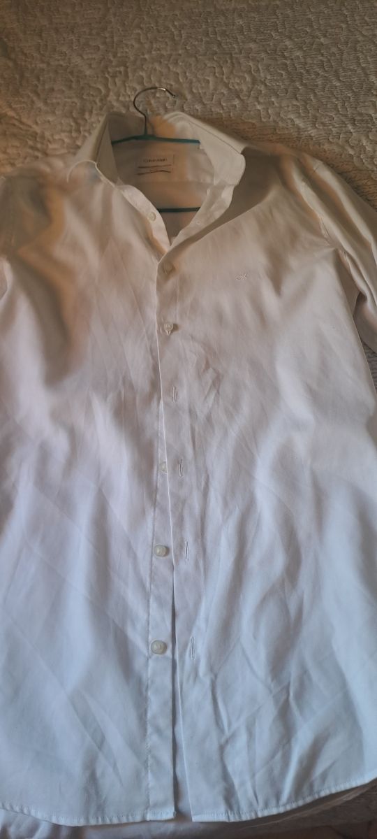 Camisa Calvin Klein Slim Fit blanca M