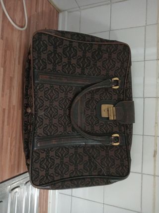 Bolsa viaje Loewe marrón-negro