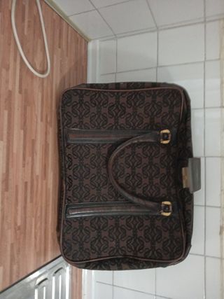 Bolsa viaje Loewe marrón-negro
