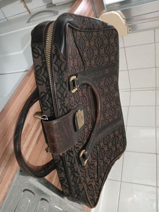 Bolsa viaje Loewe marrón-negro