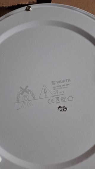 Lote de 8 Downlight LED blanco 