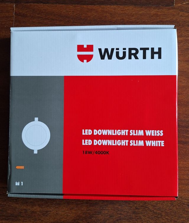 Lote de 8 Downlight LED blanco