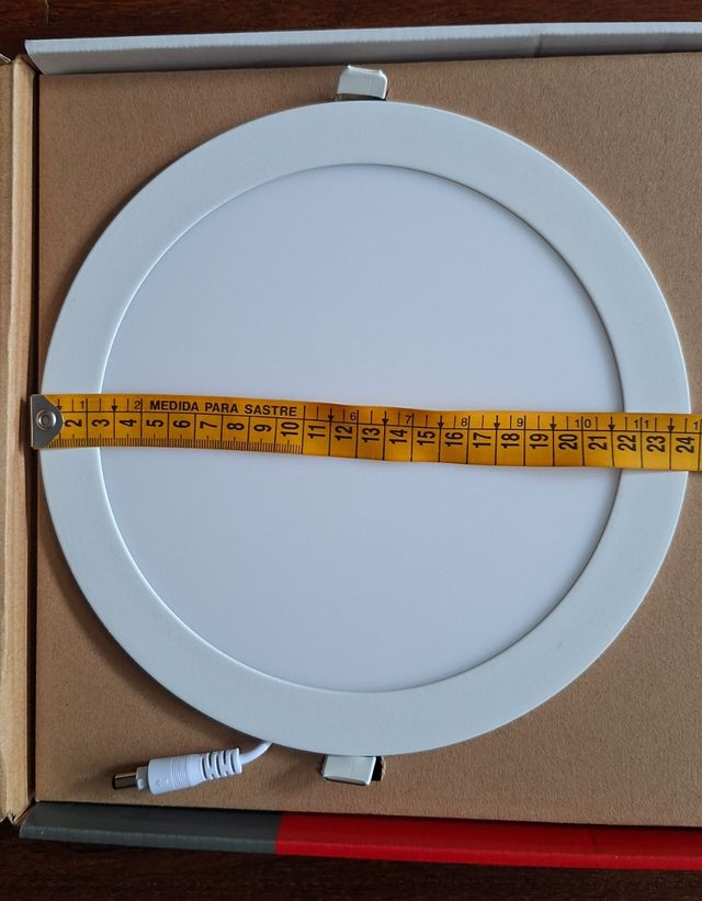 Lote de 8 Downlight LED blanco