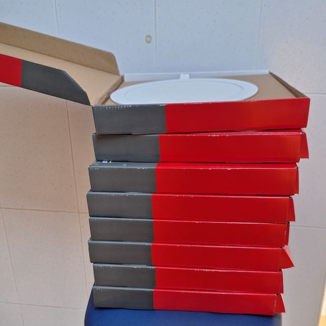 Lote de 8 Downlight LED blanco