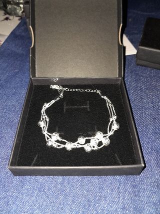 Pulsera plata mujer 