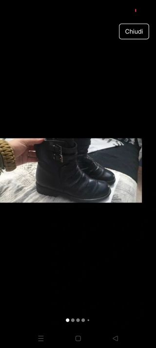 Stivaletti Pelle Nera morbidi