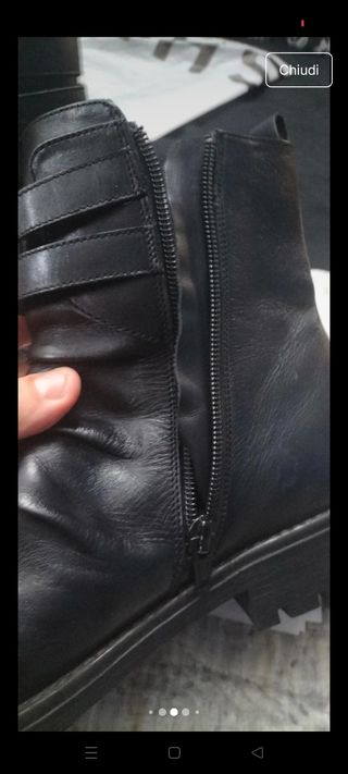 Stivaletti Pelle Nera morbidi