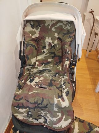 Saco silla bebé camuflaje de invierno 