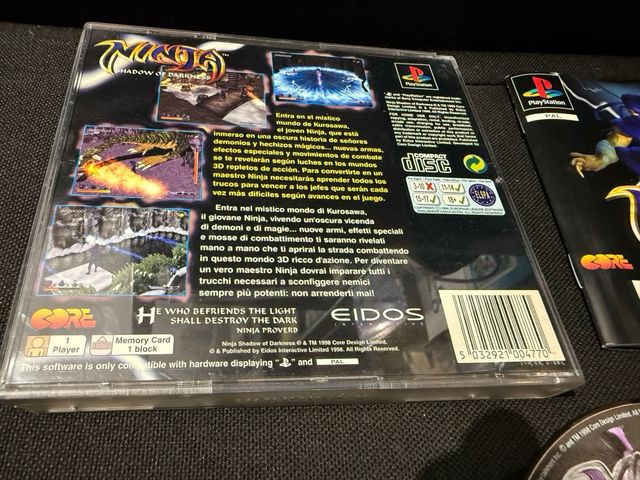 Ninja Shadow of Darkness PAL PS1