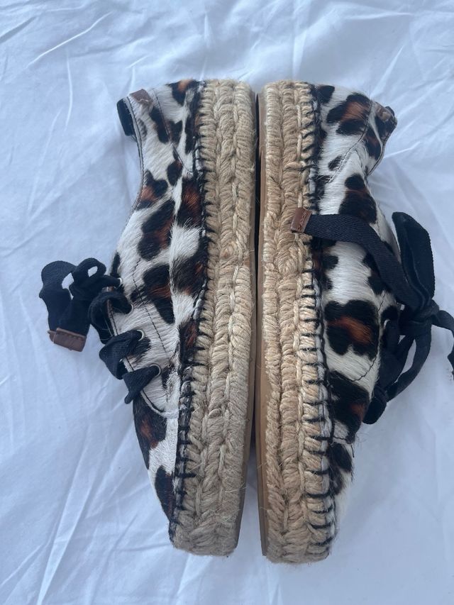 Alpargatas de leopardo - calzado