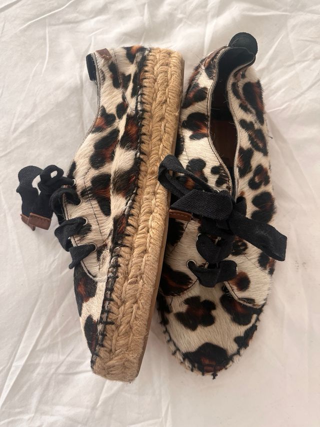 Alpargatas de leopardo - calzado