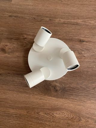 Lampara techo 3 focos modelo NYMANE blanca