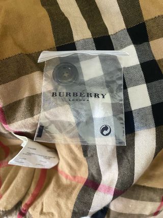 Chaqueta Harrington Burberry verde oliva