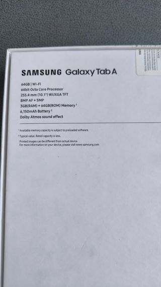 Tablet Samsung Galaxy Tab A SM-T510