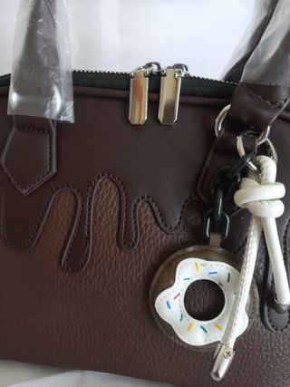 Bolso marrón estilo dulce
