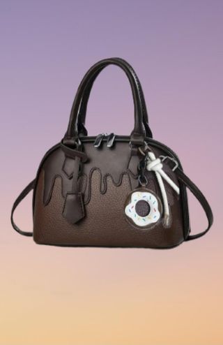Bolso marrón estilo dulce