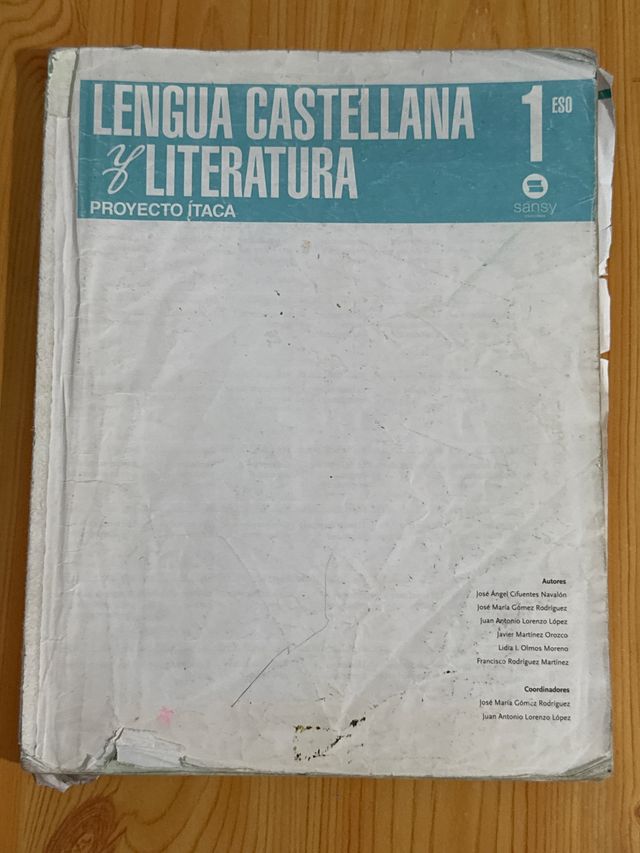 Libro castellano 1 eso 