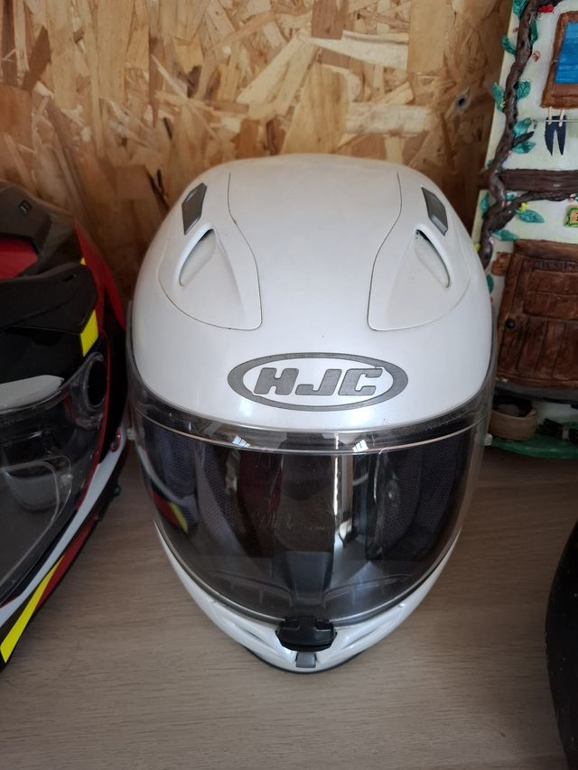 CASCO MOTO HJC FG-17 Blanco