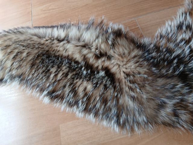 Cuello de piel - Abrigo  PIEL