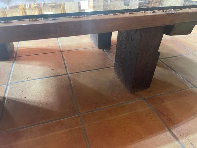 Mesa de trilla antigua