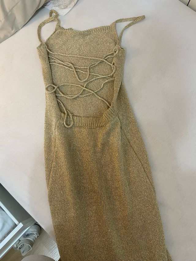 Vestido dorado verano