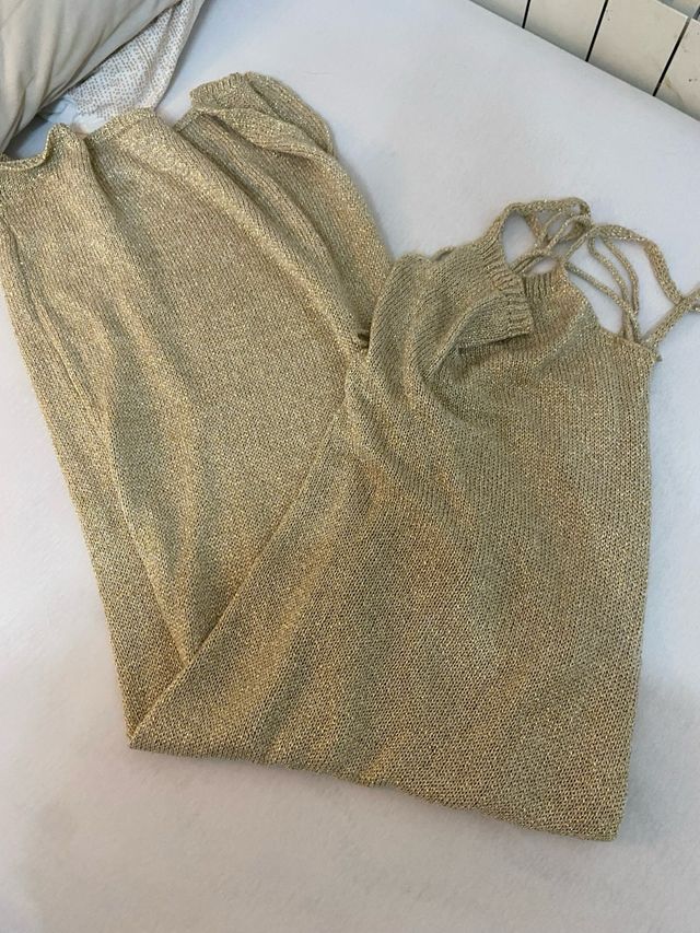 Vestido dorado verano