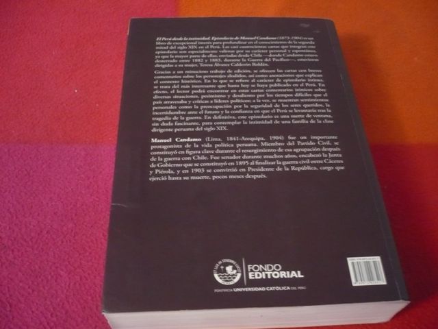 EL PERU DESDE LA INTIMIDAD EPISTOLARIO CANDAMO