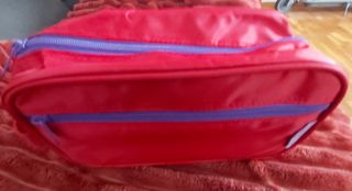 Neceser rojo viaje