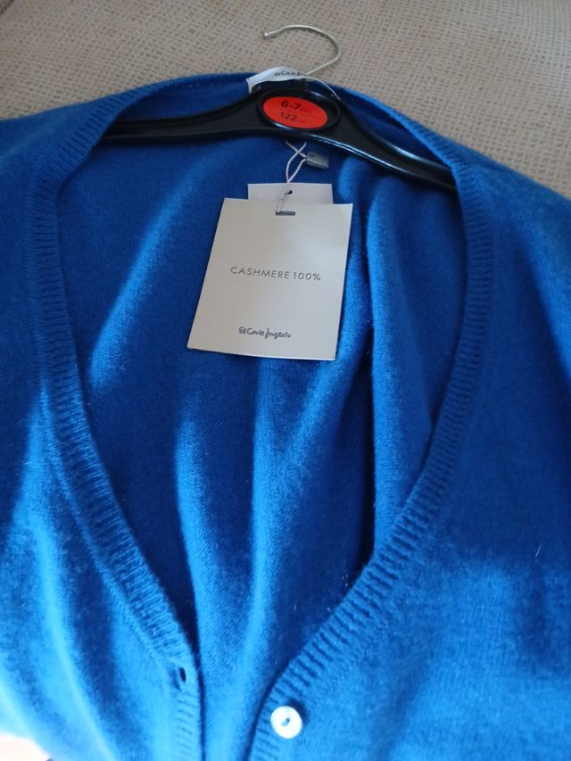 Chaqueta punto azul marino - Talla M