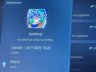 Cambio o vendo Dragon Ball Sparking Zero PS5