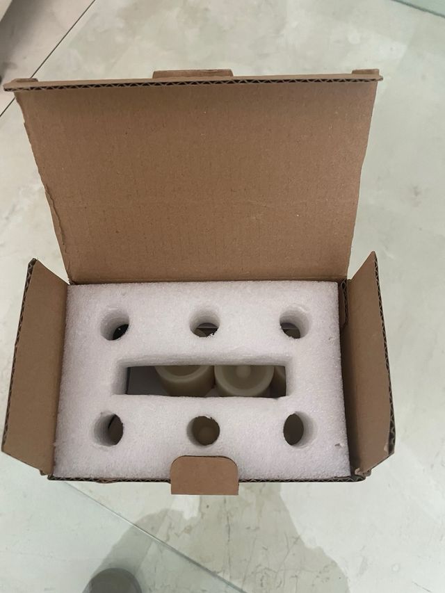 6 Velas LED Beige - Decoración