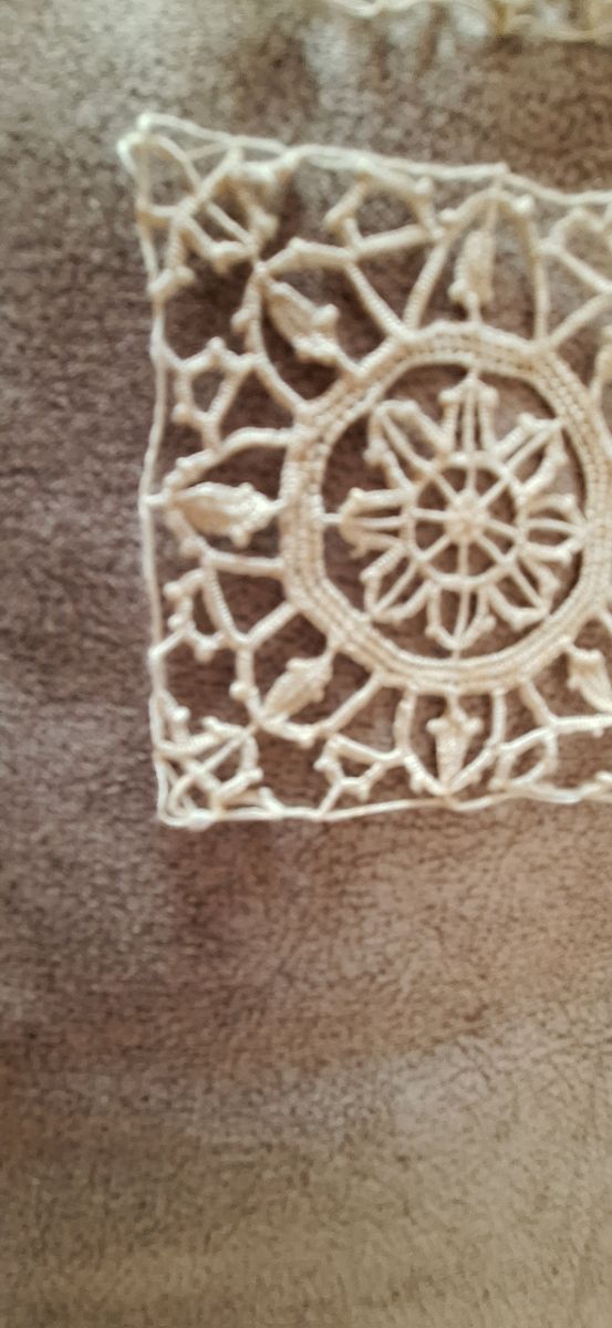 4 inserti uncinetto antichi