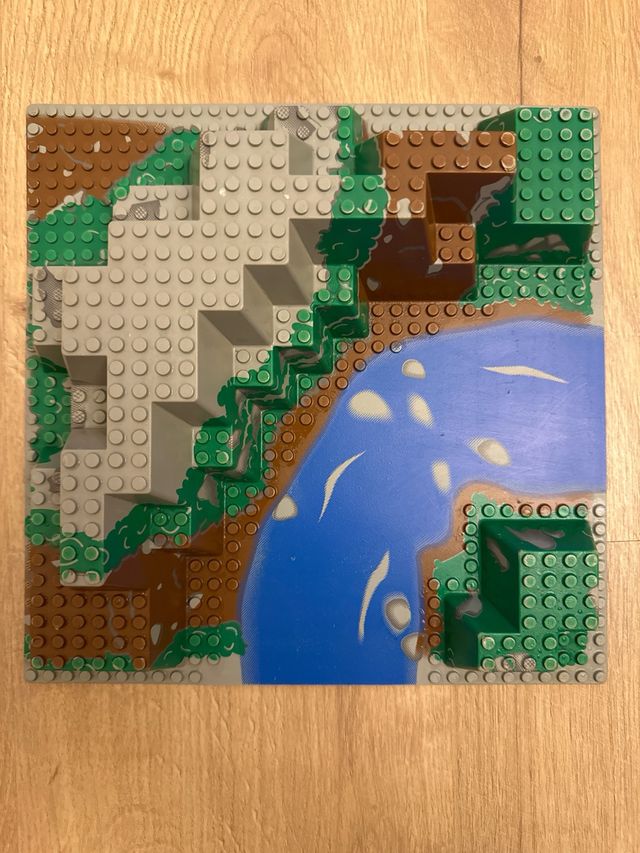 Base Lego 32x32 montaña