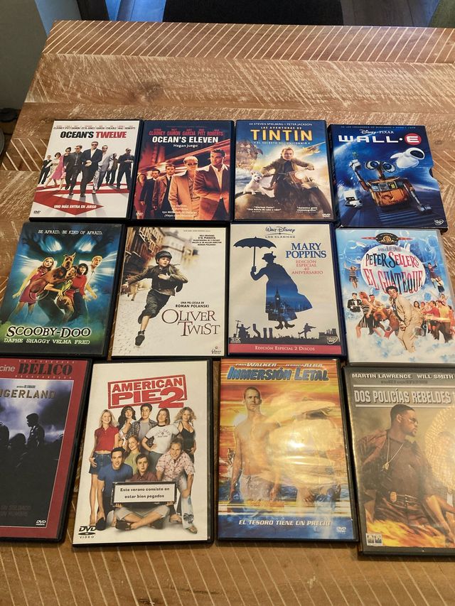 14 DVDs: Acción, Comedia, Drama