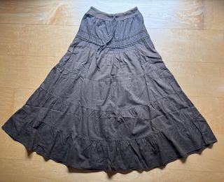Falda larga marrón - boho