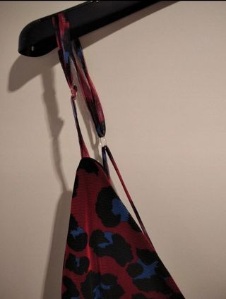 Vestito Leopardo Rosso e Blu