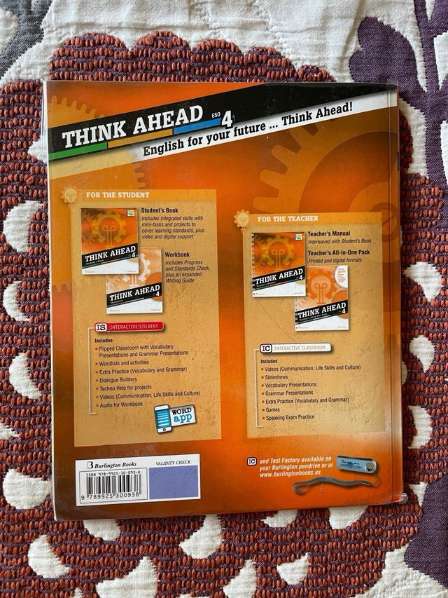 THINK AHEAD 4ºESO. STUDENT'S BOOK 2019