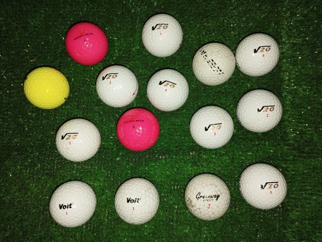 15 Bolas Golf + 5 Tees