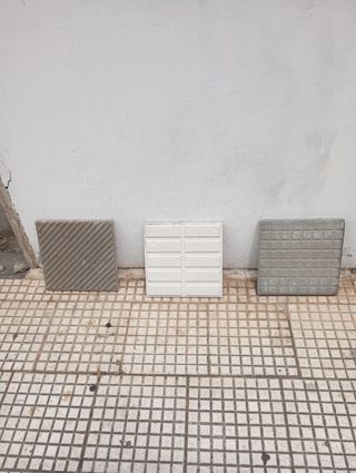 Baldosas exterior blancas - 1 ud.