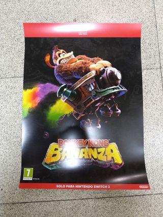 Poster Donkey Kong Bananza Nintendo Switch